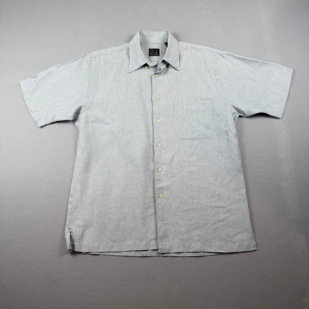 JOS. A. Bank Traveler’s Collection Linen Shirt Men’s M